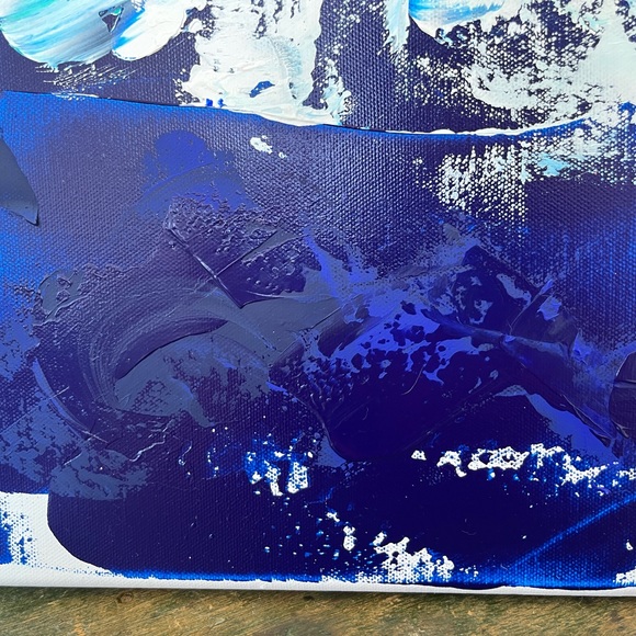 Original acrylic piece - titled Crashing Down - Picture 10 of 10